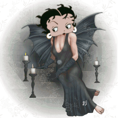 gothique Betty Boop vampire